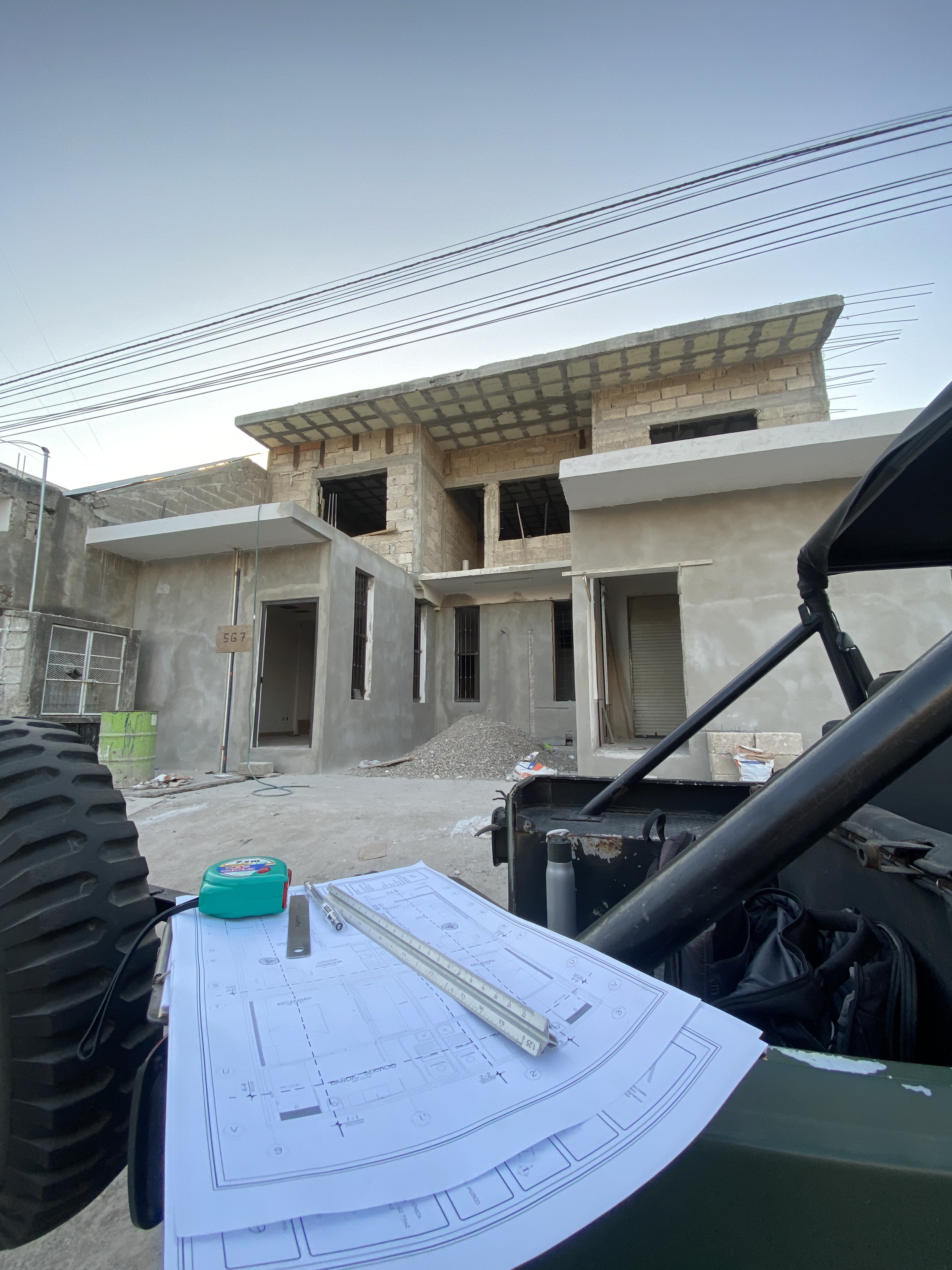 Proceso de construcción Argentina Departamentos — obra en avance