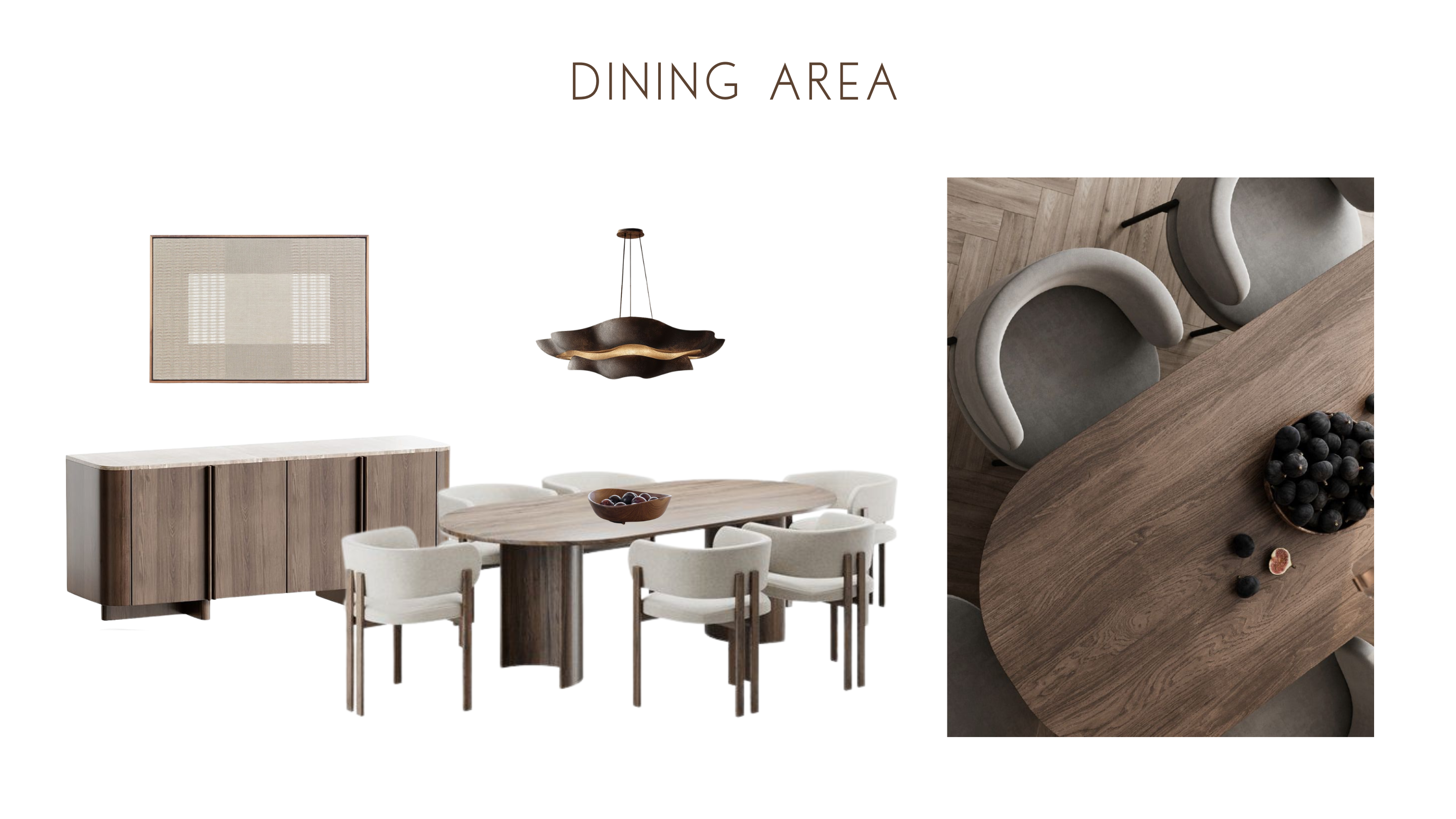 Moodboard Dining Area