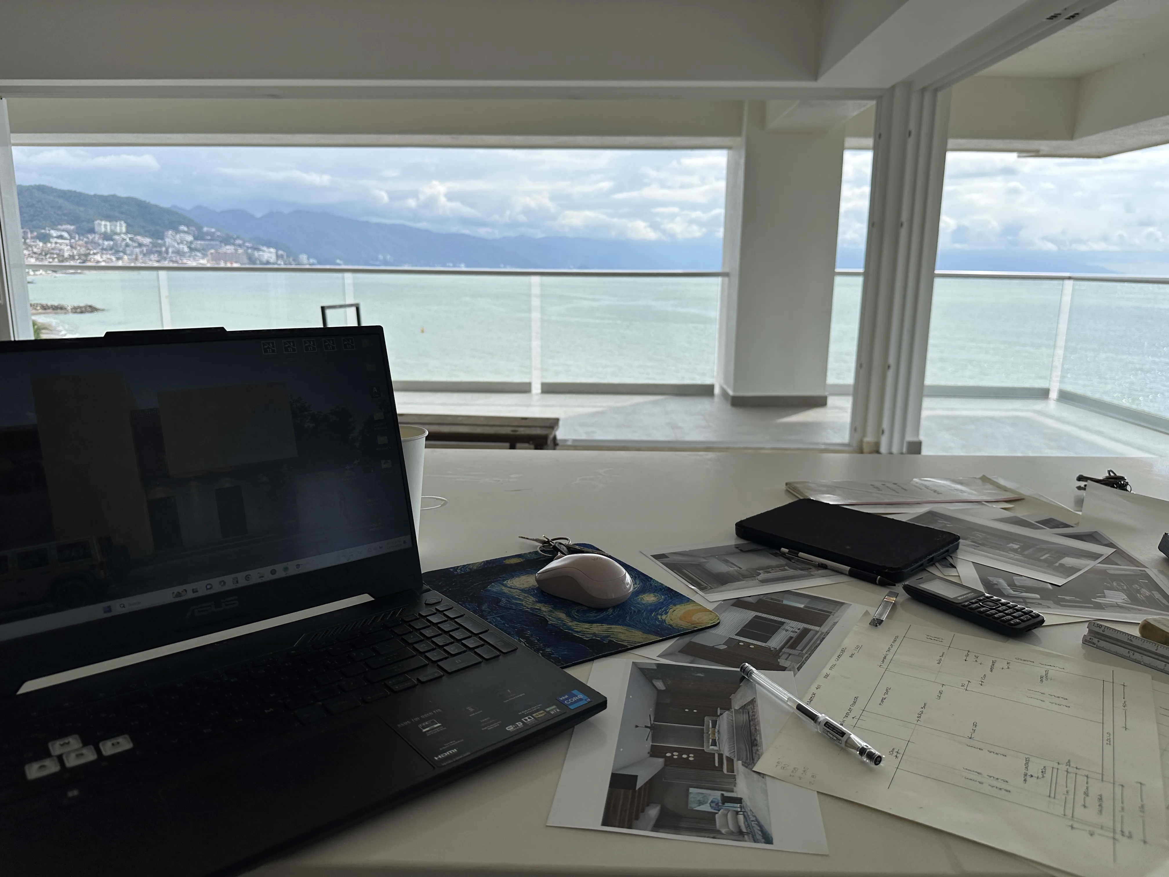 Planificación en sitio — Harbor 401 antes del interiorismo