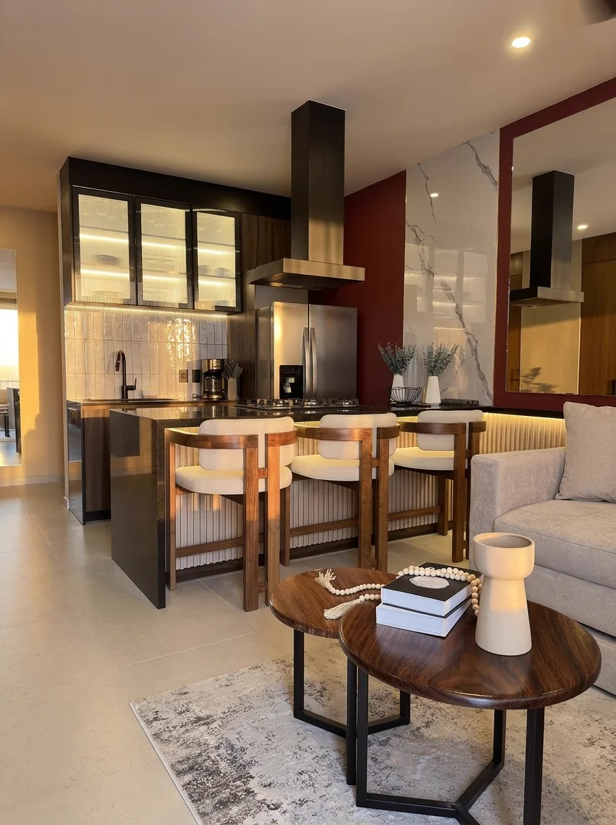 Cocina y barra social — Rosamorada H5